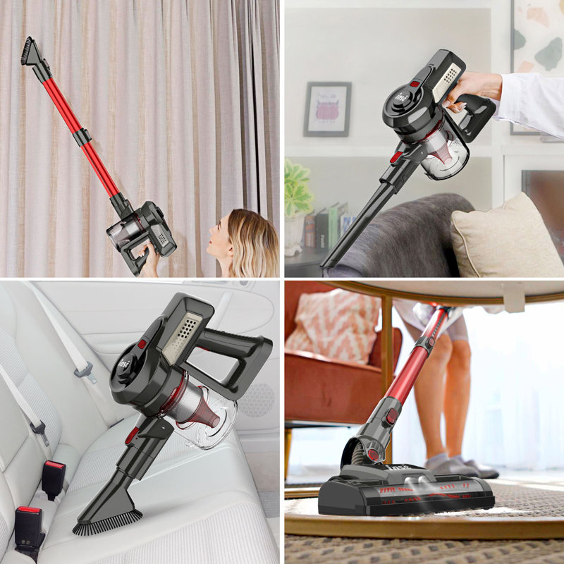 INSE Cordless Bagless Stick Vacuum & Reviews Wayfair